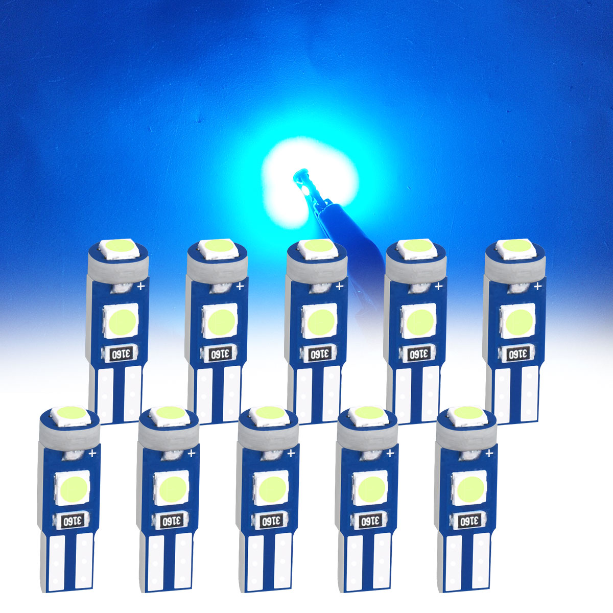 Grow Light T5 - 10/20PCS T5 W1.2W W2.3W 3030 3Chips
