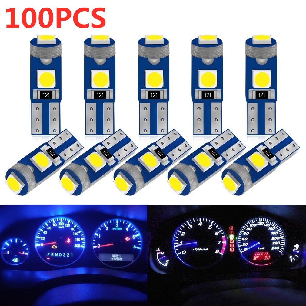 Grow Light T5 - 100Pcs T5 Led Bulb W3W W1.2W