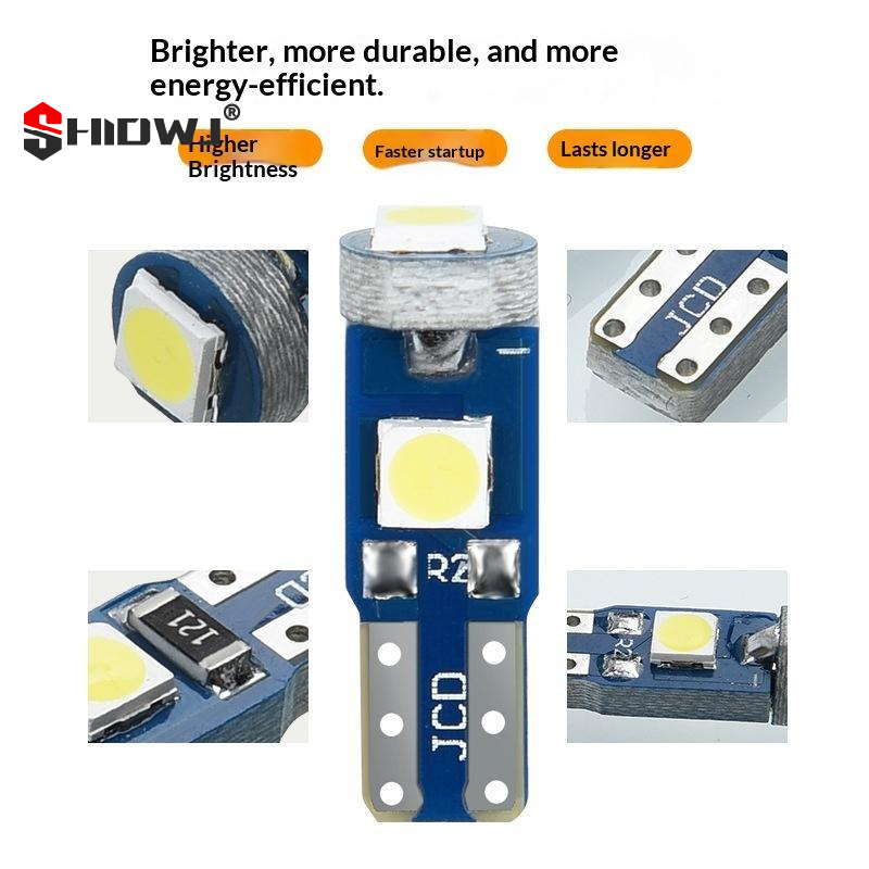 Grow Light T5 - 10Pcs T5 Led Bulb Canbus W3W