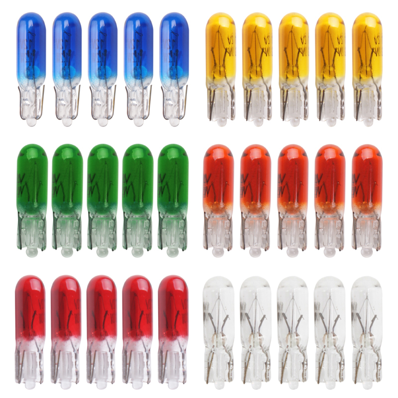 Grow Light T5 - 10/20/100pcs T5 T10 W5W Halogen Lamp