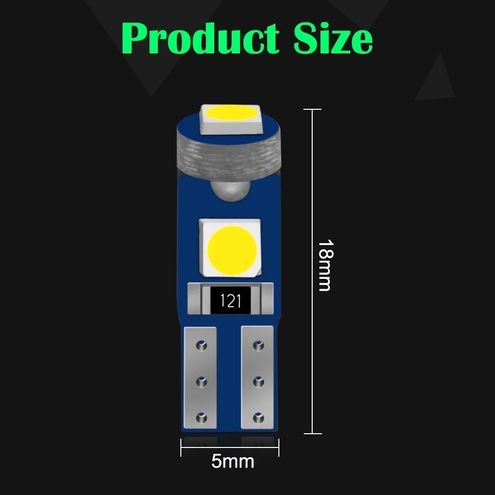 100Pcs T5 Led Bulb W3W W1.2W 3 – Grow Light T5 recenzja i cena