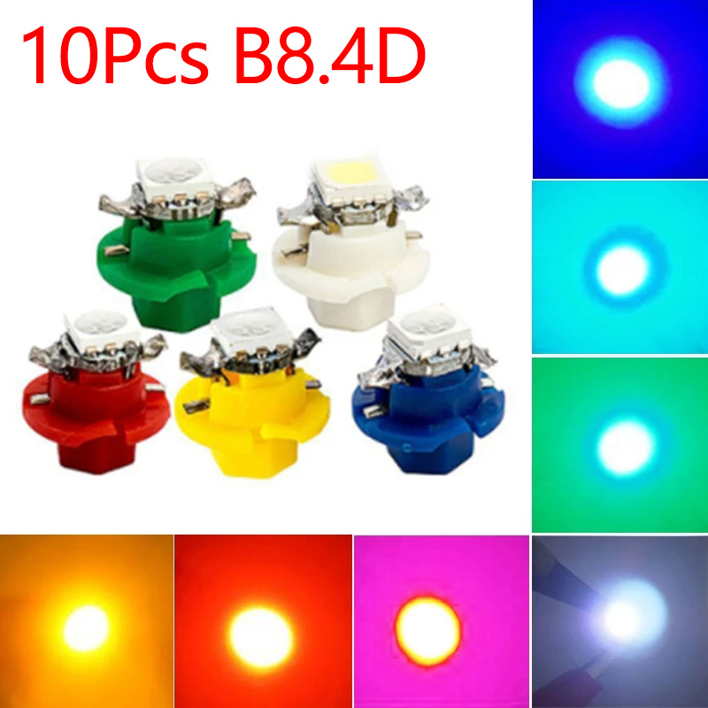 10Pcs 12V 7 Colors B8.4 Brand  – Grow Light T5 recenzja i cena