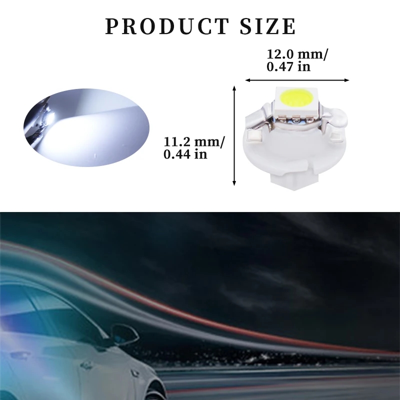10Pcs 12V 7 Colors B8.4 Brand  – Grow Light T5 recenzja i cena