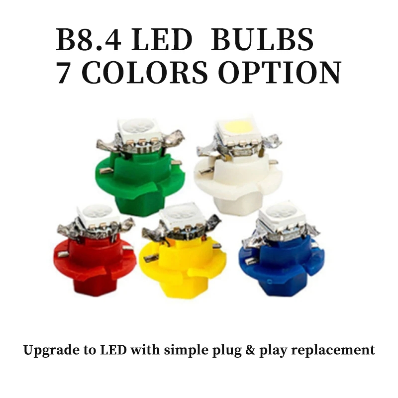 10Pcs 12V 7 Colors B8.4 Brand  – Grow Light T5 recenzja i cena