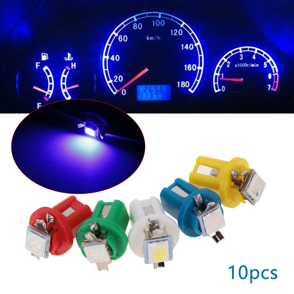10Pcs New 1SMD T5 B8.5D Gauge  – Grow Light T5 recenzja i cena